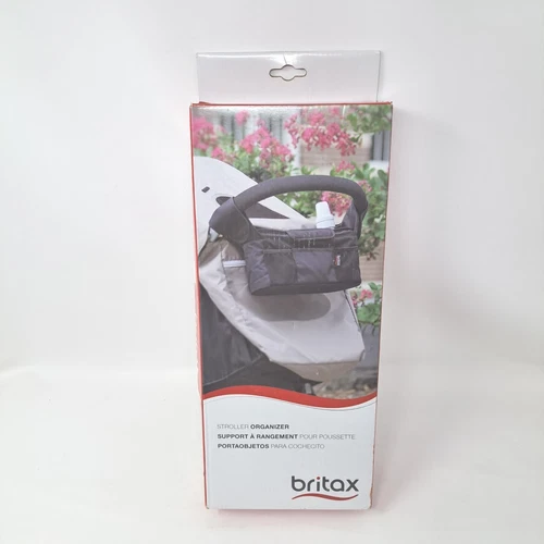 NIB Britax Stroller Organizer w/ Insulated Cup Holders Large Center Compartment  - Picture 2 of 7
