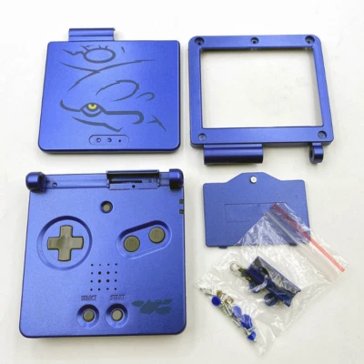 NINTENDO GBA SP Game Boy Advance SP Replacement Housing Shell Screen Lens Pokemon Kyogre
