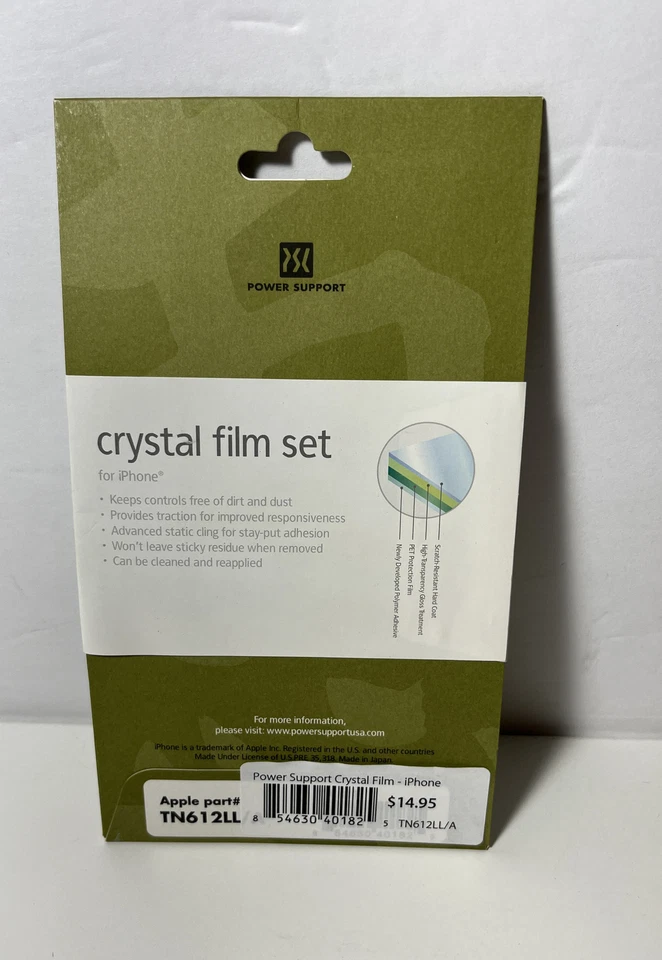 Apple iPhone Original (1) Protector de Pantalla Cristal Película Set 2 Pack **NUEVO** Foto 4 de 4