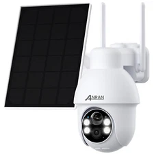 ANRAN Wireless Solar Battery Powered Wifi IP Outdoor Home Security Camera System