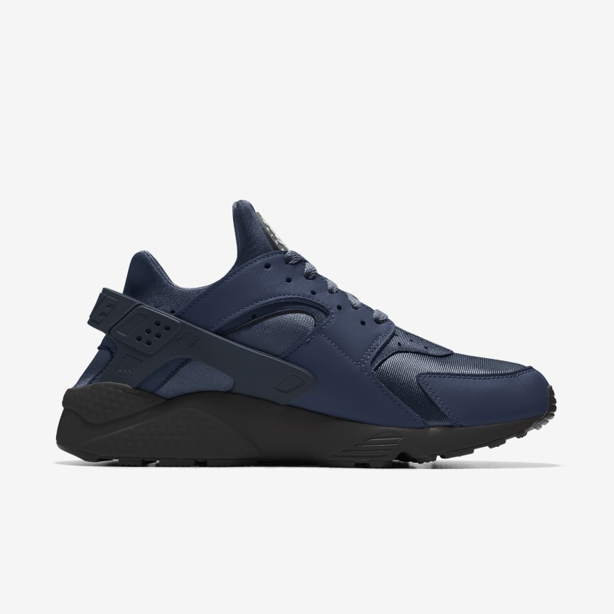 Men's Nike Air Huarache 2024 ID Obsidian Dark Navy Black Nike ID