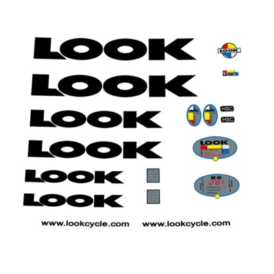 LOOK KG281 Fahrradrahmen Aufkleber - Decals n.20 LOK0020