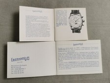 Eberhard & Co. kit warranty and booklet For Navymaster 31111/32112/30030 chrono 