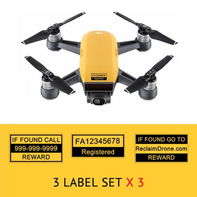 dji spark yellow