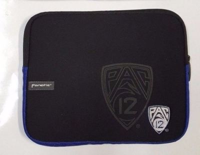 PAC 12 Imprinted NetBook Tablet Sleeve Bag Fits 9'' - 11'' 2Pocket Ghosting