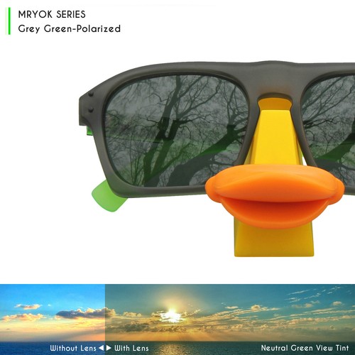 hdhut Lentes de repuesto polarizadas para-Oakley Frogskins Gafas de sol Gris Verde - Imagen 3 de 6