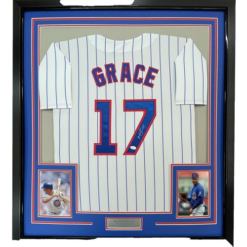 2023 Panini Flawless Mark Grace Signatures Emerald 5/5 #FS-MG Auto 