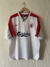 LIVERPOOL 1998 1999 AWAY FOOTBALL SHIRT SOCCER JERSEY REEBOK sz 46/48 VINTAGE