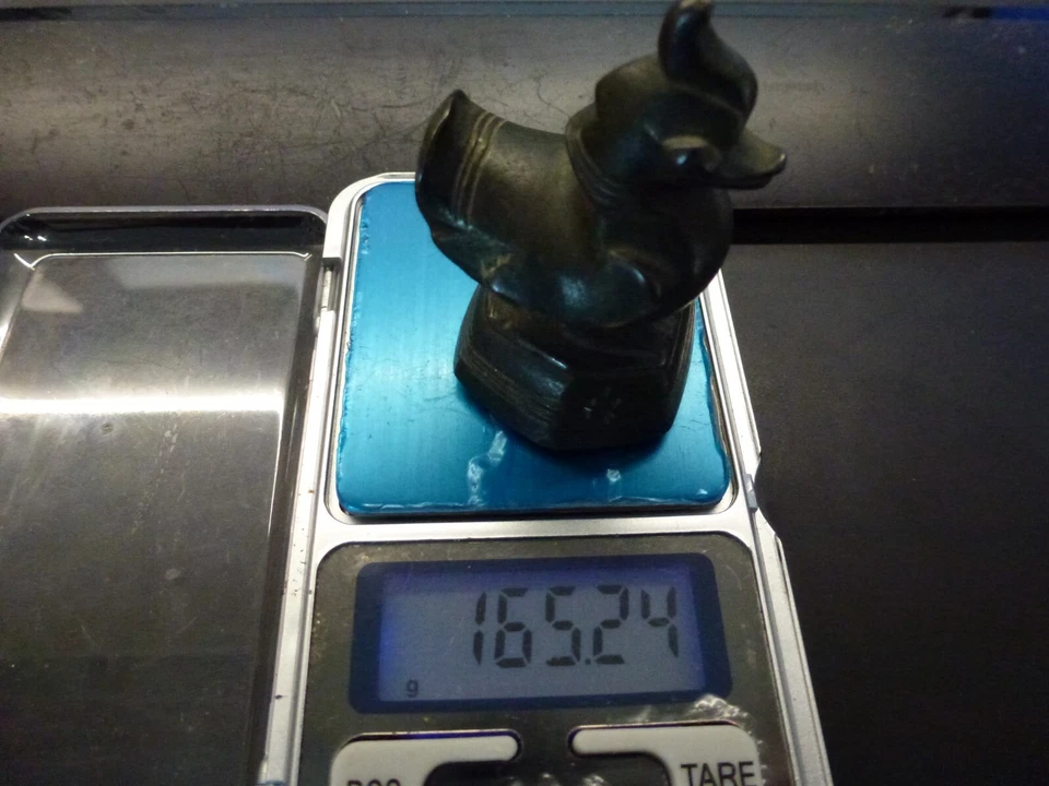 ancien poids à opium Birmanie,P 165g,H 55mm - Photo 2/4