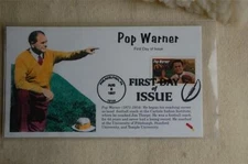 Legendary Football Coaches Pop Warner 32c Stamp FDC Dynamite Cachet Sc#3149