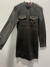 SALE! ZARA NWT WOMAN SPECIAL EDITION $169 KNT DRSS 07 Dark khaki| 9451/239 S