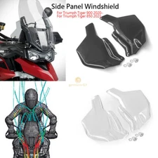 Upper Wind Side Panel Windshield Deflectors For Triumph Tiger 900 850 2020 2021-