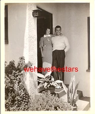 Vintage Buster Crabbe & Wife AT HOME '33 DBW Publicity Portrait