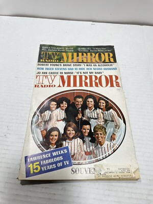 2x TV Radio Mirror Aug. 1970 & Sept. 1972 Jackie Onassis JFK Elvis Presley
