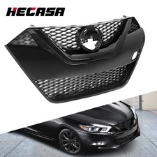 Full Glossy Black Front Bumper Upper Grille Fit For Nissan Maxima 2016 2017 2018 Full Glossy Black Front Bumper Upper Grille Fit For Nissan Maxima 2016 2017 2018