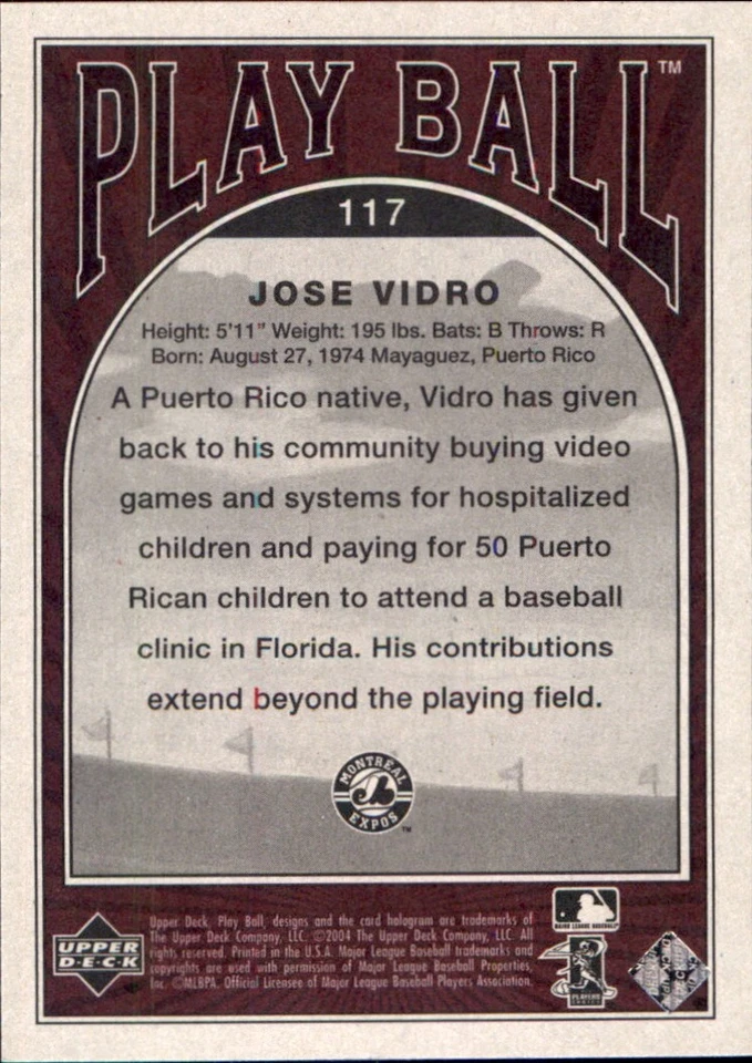 2004 Upper Deck PLAY BALL ⚾ YOU PICK YOUR FAVS 🧢 MLB BASEBALL CARDS - Image 2 of 4