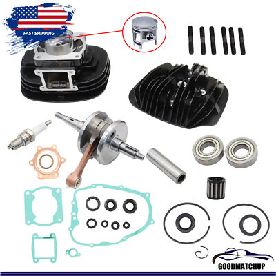 Fits For Yamaha Blaster 200 66mm Piston Cylinder Crank Motor Gasket Seal Kit