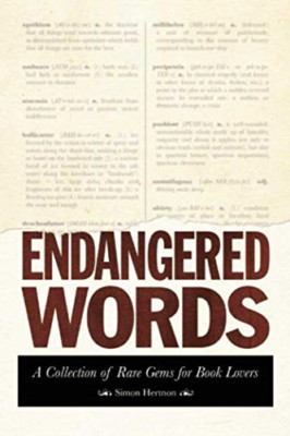 Gefährdete Worte: Eine Sammlung seltener Edelsteine für Word Lo - Taschenbuch NEU Simon He