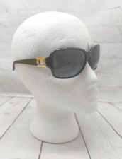 Women's Black Polarized Sunglasses Polar-Spex Oversized Style Rose Gold Accents