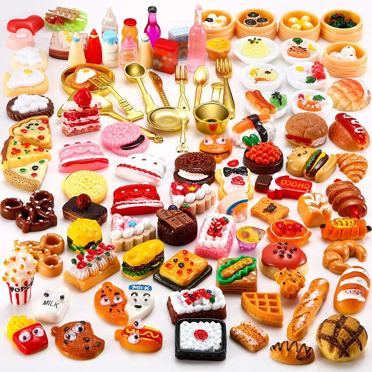 Miniature dollhouse food sale