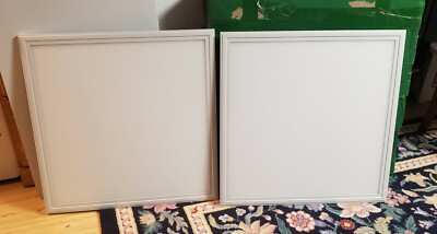 2 pk Aura Lunaria Standard AN Flat Panel Drop Ceiling LED Lights 24 x 24 (2 X 2)