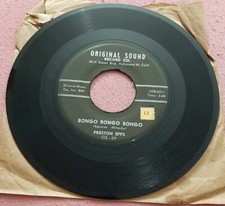 Preston Epps 45 Bongo Bongo Bongo / Hully Gully Bongo Original Sound OS-09 vg