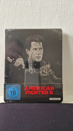 American Fighter II - Der Auftrag - Steelbook - Blu-ray M. Dudikoff S. James NEU
