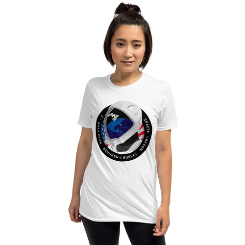 Mission Patch Crew Dragon Demo-2 NASA Spacex T-Shirt | US Space Force - Picture 6 of 13