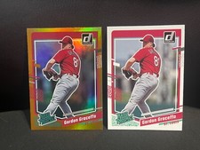 2023 Panini Donruss Orange Foil/Base Rated Prospect Gordon Groceffo#73 Cardinals
