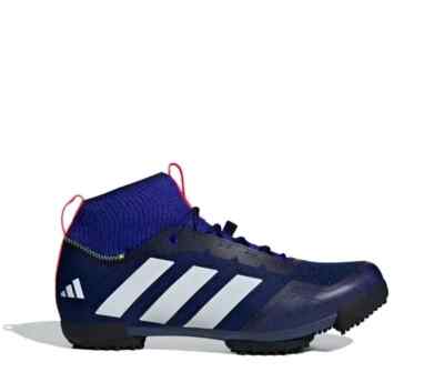 Adidas Unisex-Adult The Gravel Cycling Sneaker, Dark Blue/White.