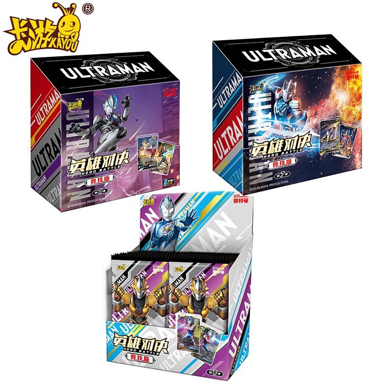 KaYou Ultraman Cards Hero Duel Racing KR Battle Card Box Gift TOY
