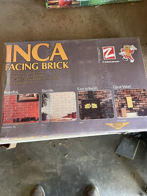 Z-Brick Inca Facing Brick 20 Bricks Covers Over 4 Sq Ft Sealed  Box Red