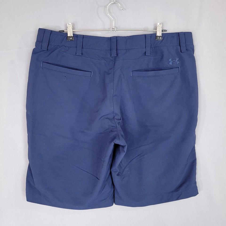 Under Armour Heatgear Men's Golf Short Loose Fit Navy Blue Size 40 eBay