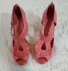 coral pink heels