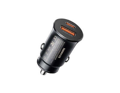 REMAX, Autoladegerät Siya Serie 30W RCC358 PD QC USB-C/USB, Schwarz