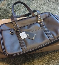 EASTBOY School Bag Synthetic Leather A4 Size Chocolate x Brown