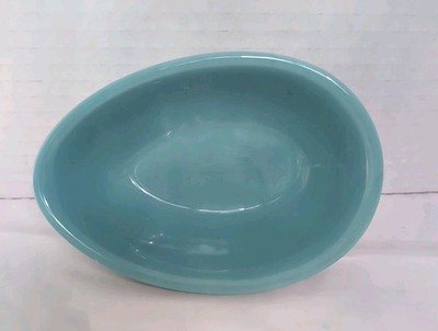 Egg Shaped Teal Ceramic Bowl IQ Accessories Minnetonka MN Turquoise