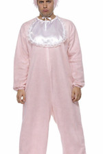 Smiffys Baby Strampelanzug Kostüm,  mit Vlies-Bodysuit, Mütze und Schlabberlätzc