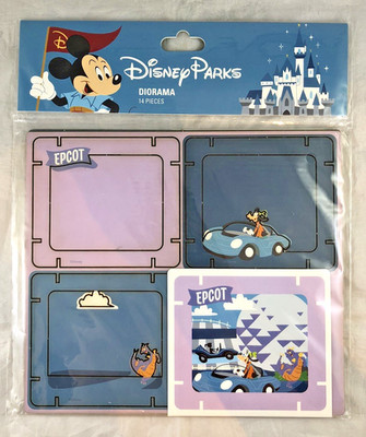 Disney Parks Epcot Diorama 3D 14 Pcs WDW Figment Attraction - NEW