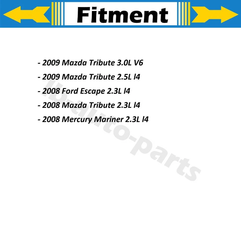 2x Manguera de freno trasera para Mercury Mariner 2,3 L 2008 Mazda Tribute 3,0 L 2009 Foto 2 de 4