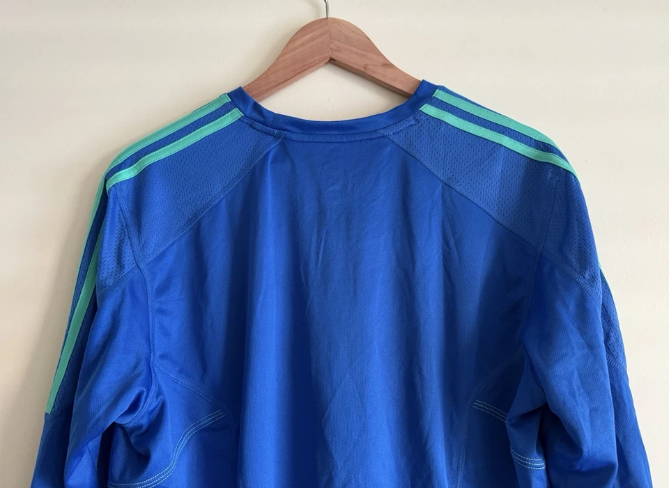 Adidas Correr Manga Larga Adizero Talla GRANDE Para Hombre Clima lite, TOTALMENTE NUEVO CON ETIQUETAS Foto 3 de 4