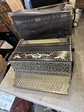 Vintage Guerrini Co San Francisco 1910-1920 Chromatic Bass Button Accordion