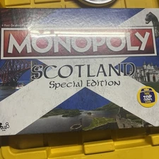 NEW Monopoly Scotland Special Edition Sealed Board Game NIB Top Trumps Card