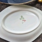 HTF Wedgwood Whitehall Powder Blue MCM Handled Gravy Boat with Underplate W3993 — photo 6