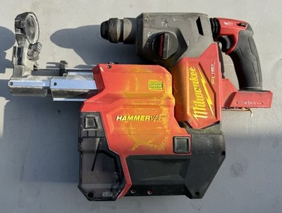Milwaukee M18 1  Sds Plus Rotary Hammer 2914-20 With Hammervac 2912-DE