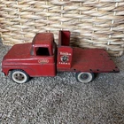 Tonka Farms Stake Cattle Truck Original 1950s/1960s Red Original Pressed Steel