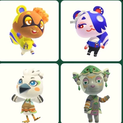 MARKENLOS Animal Crossing Neue Dlc Bewohner Alle 4 Neuen Bewohner . Nutzbar ab dem dlc