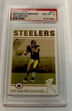 Topps 2004 Ben Roethlisberger #311 Collection Rookie Steelers PSA 10