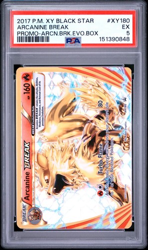 Arcanine BREAK graded PSA 5 for sale on eBay