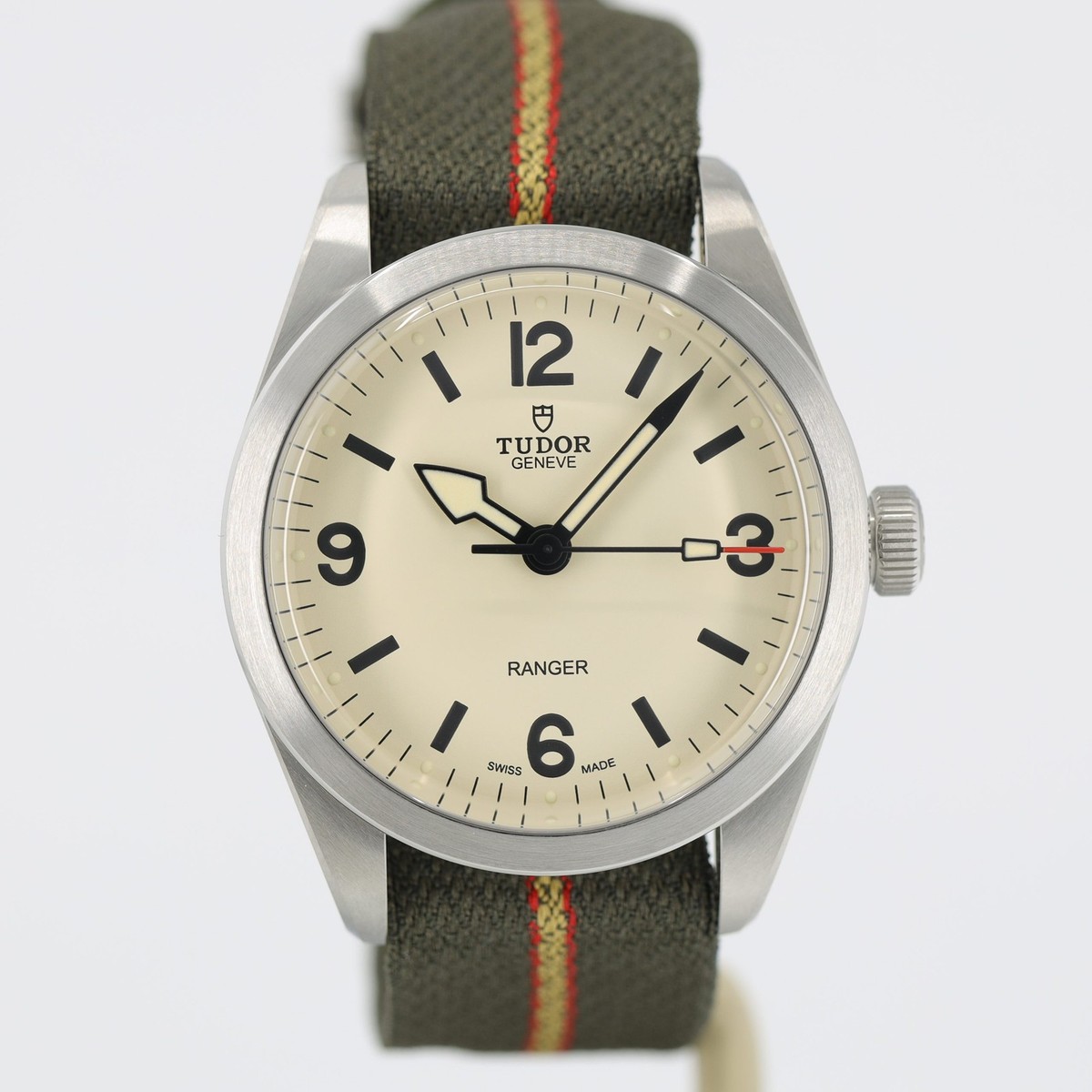 Tudor Ranger 39mm Beige Dial on NATO M79950-0011 | eBay